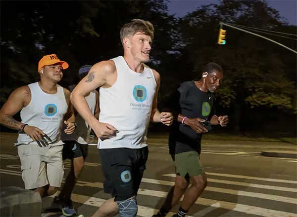 Travis in the NYC Marathon