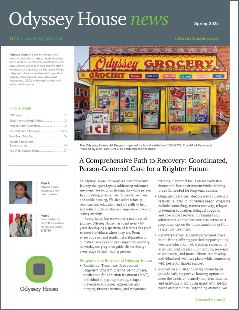 Screenshot of newsletter cover