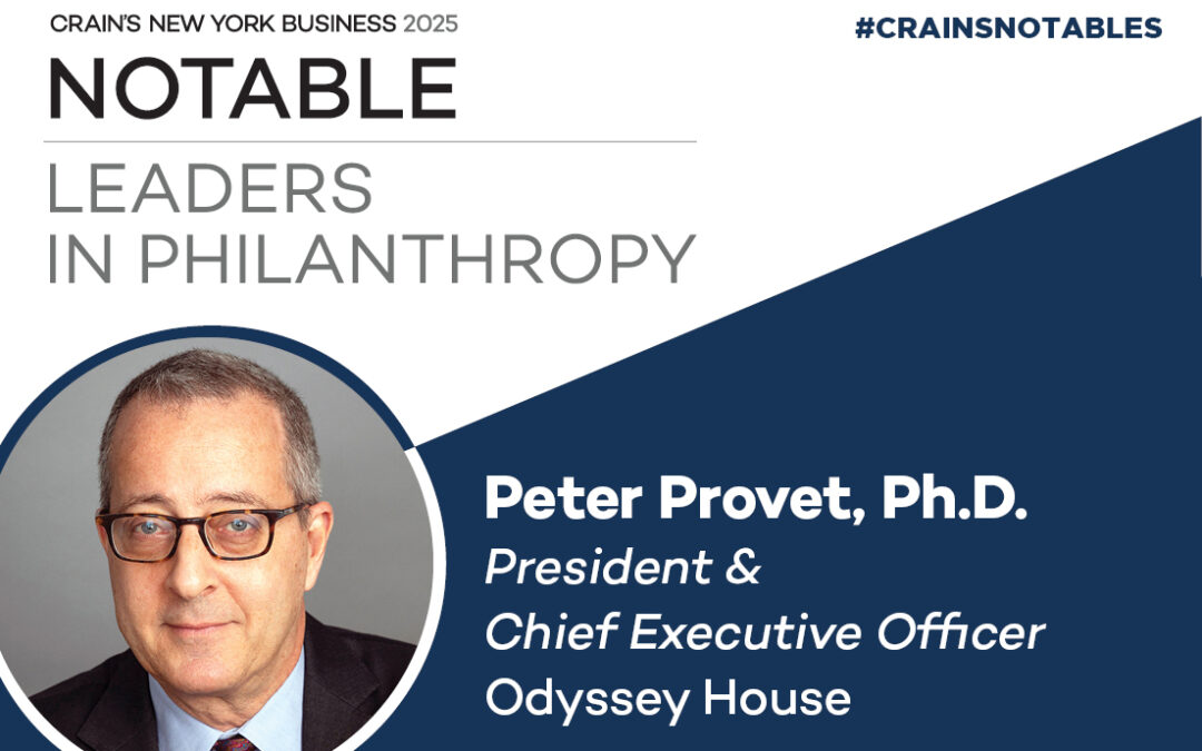 Dr. Peter Provet Named One of Crain’s Notable Leaders in Philanthropy