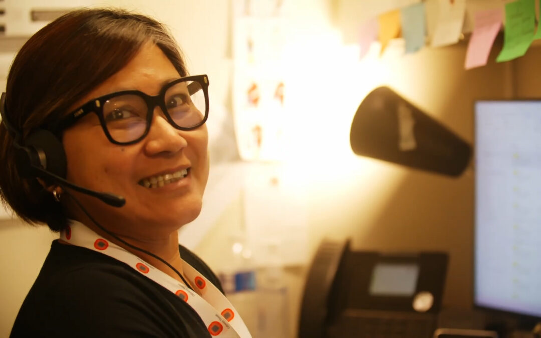 Frances at work