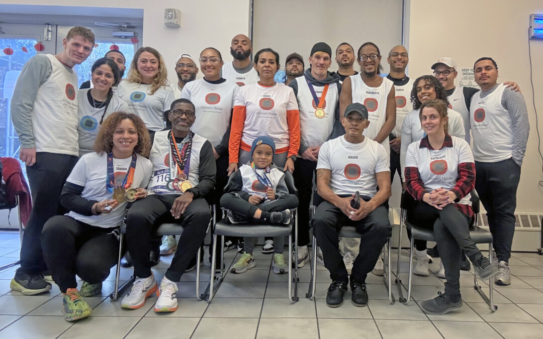 Odyssey House marathon team pre-race luncheon